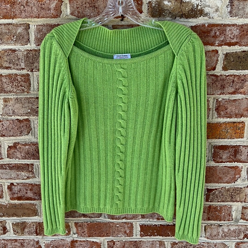 Vintage Gran Sasso cashmere blend sweater size 46 Italy US size large